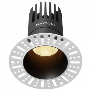 Встраиваемый светильник Maytoni Dip DL122-15W-2.7K-TRS-B в Тюмени - tumen.ok-mebel.com | фото