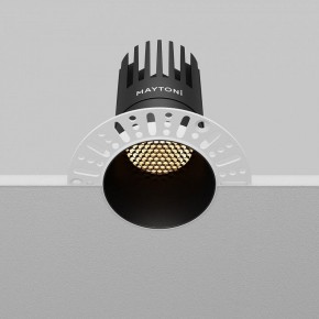 Встраиваемый светильник Maytoni Dip DL122-15W-2.7K-TRS-B в Тюмени - tumen.ok-mebel.com | фото 7