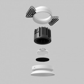 Встраиваемый светильник Maytoni Round DL058-12W2.7K-TRS-W в Тюмени - tumen.ok-mebel.com | фото 5
