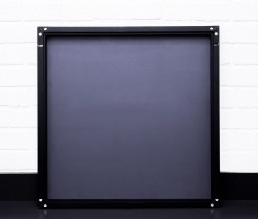 Зеркало Corsica 600х600 black без подсветки Sansa (SB1064Z) в Тюмени - tumen.ok-mebel.com | фото 3