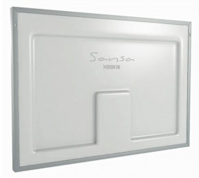 Зеркало Dream 100 alum (линза) с подсветкой Sansa (SDL1027Z) в Тюмени - tumen.ok-mebel.com | фото 2