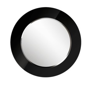 Зеркало круглое черный (РМ/02) в Тюмени - tumen.ok-mebel.com | фото 1