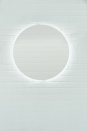 Зеркало Moon 72 white с подсветкой Sansa (SMo1046Z) в Тюмени - tumen.ok-mebel.com | фото 3